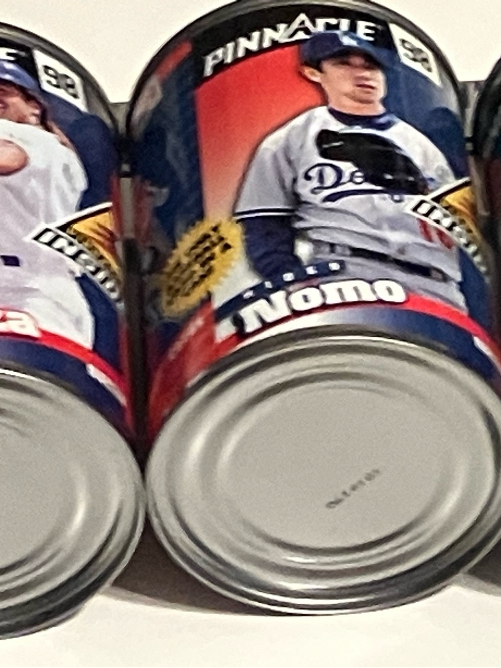 Set of Collectible Soup/Stew Cans with Sports Graphics baseball cards in cans - Picture 10 of 14